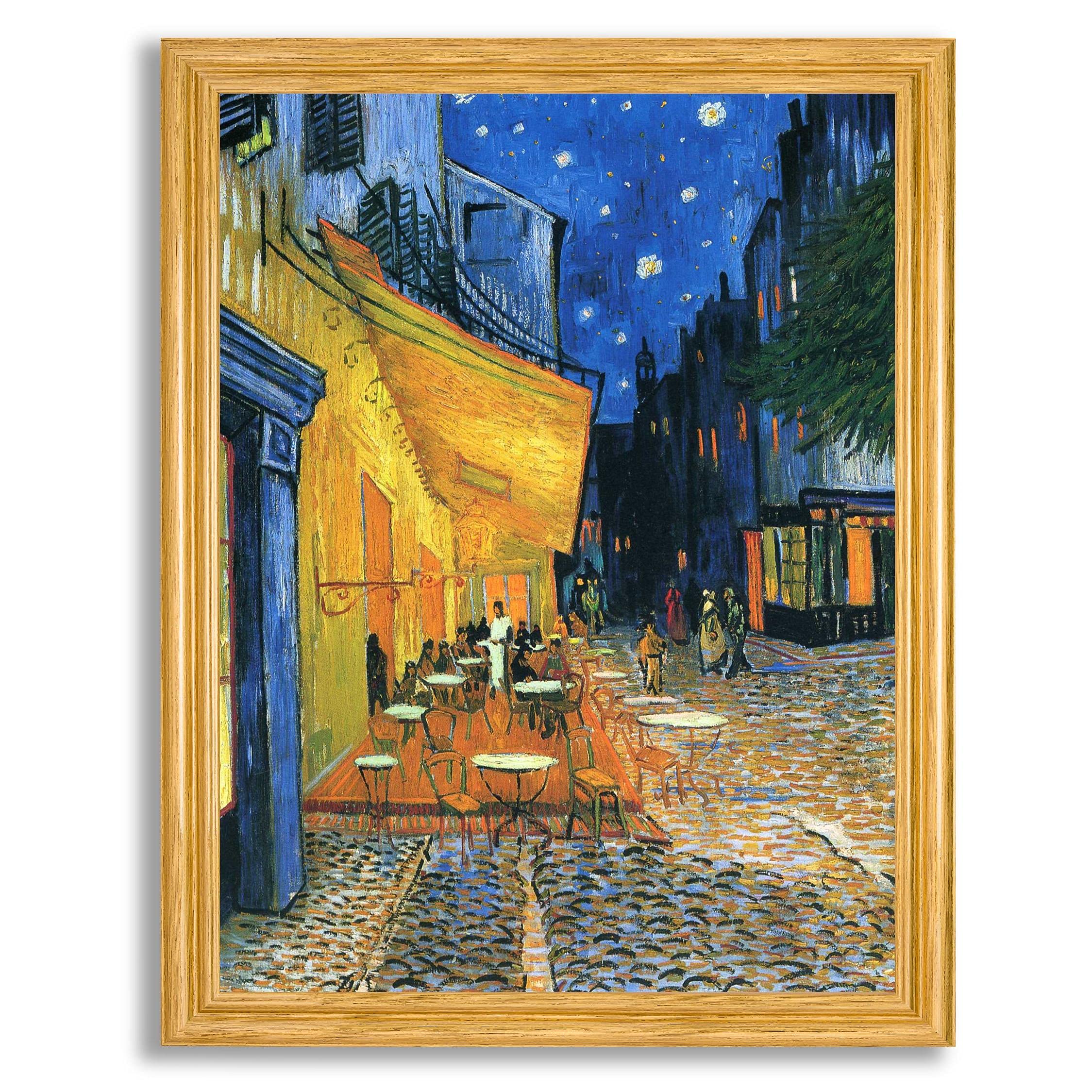 Amazon.co.jp: ヴィンセント・ヴァン・ゴッホ作「夜のカフェテラス